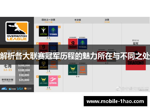 解析各大联赛冠军历程的魅力所在与不同之处 解析各大联赛冠军历程的魅力所在与不同之处