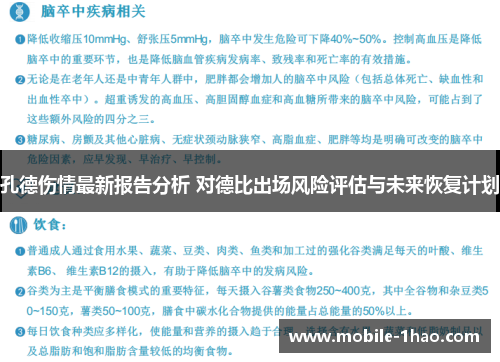 孔德伤情最新报告分析 对德比出场风险评估与未来恢复计划 孔德伤情最新报告分析 对德比出场风险评估与未来恢复计划