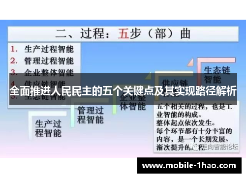 全面推进人民民主的五个关键点及其实现路径解析 全面推进人民民主的五个关键点及其实现路径解析