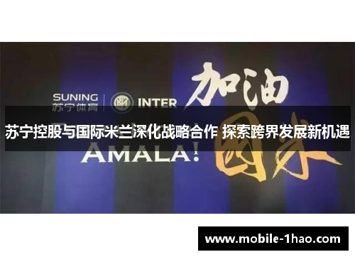 苏宁控股与国际米兰深化战略合作 探索跨界发展新机遇 苏宁控股与国际米兰深化战略合作 探索跨界发展新机遇
