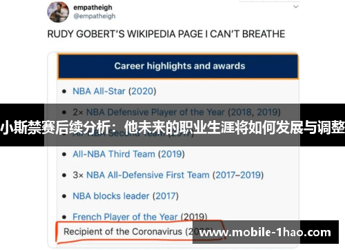 小斯禁赛后续分析:他未来的职业生涯将如何发展与调整 小斯禁赛后续分析:他未来的职业生涯将如何发展与调整