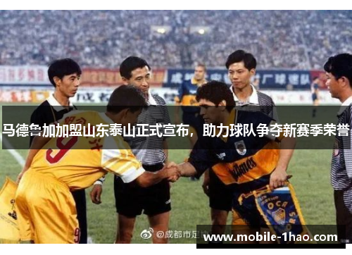 马德鲁加加盟山东泰山正式宣布,助力球队争夺新赛季荣誉 马德鲁加加盟山东泰山正式宣布,助力球队争夺新赛季荣誉