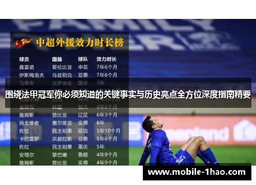 围绕法甲冠军你必须知道的关键事实与历史亮点全方位深度指南精要 围绕法甲冠军你必须知道的关键事实与历史亮点全方位深度指南精要
