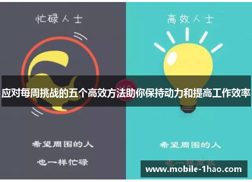 应对每周挑战的五个高效方法助你保持动力和提高工作效率